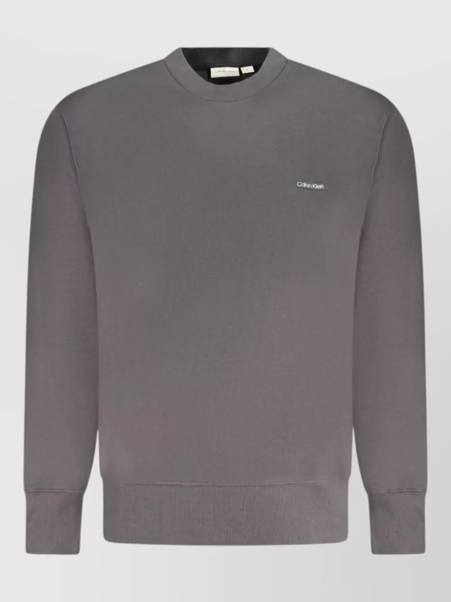 Calvin Klein cotton long-sleeve crew-neck t-shirt