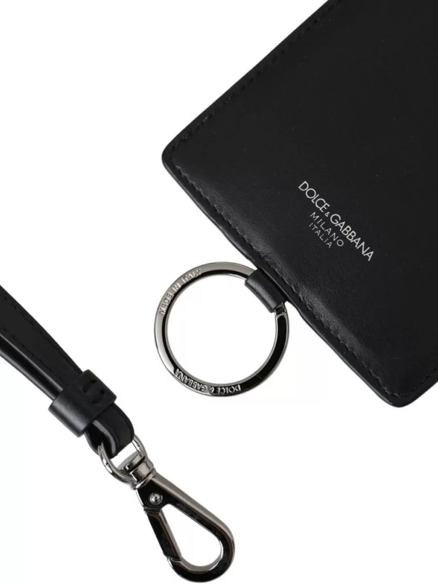 Dolce&Gabbana Leather Lanyard Card Holder