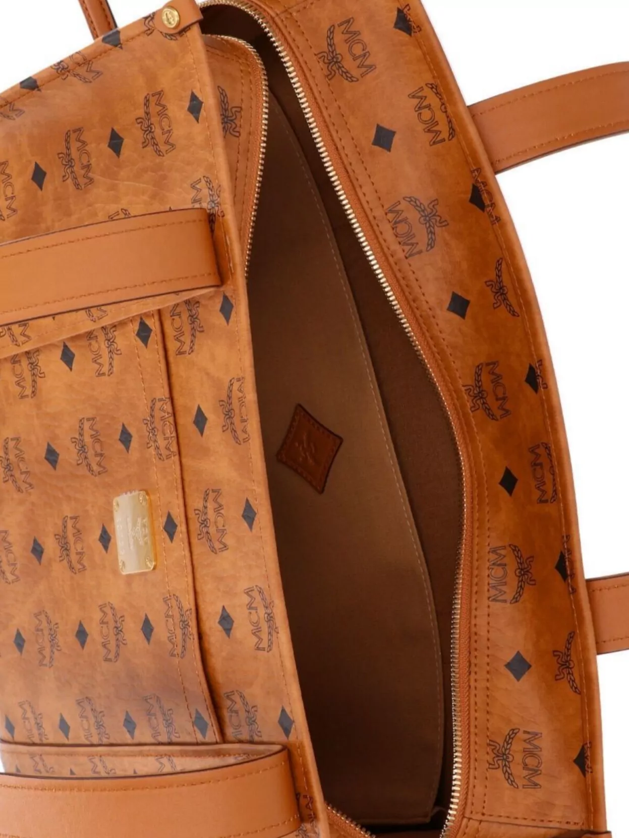 Mcm Tote Bag With Dual Top Handles