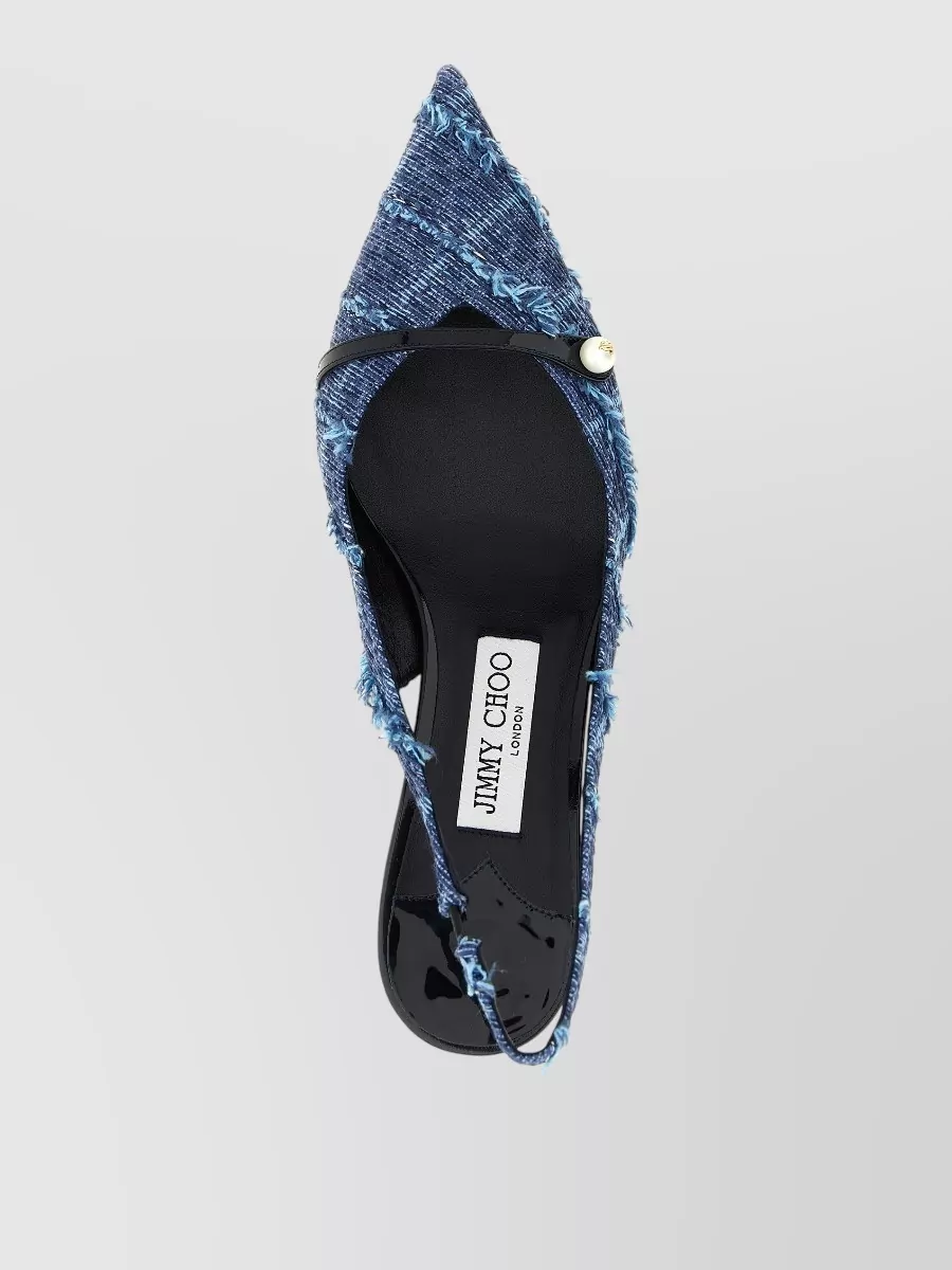 Jimmy Choo Denim Slingback Sandals