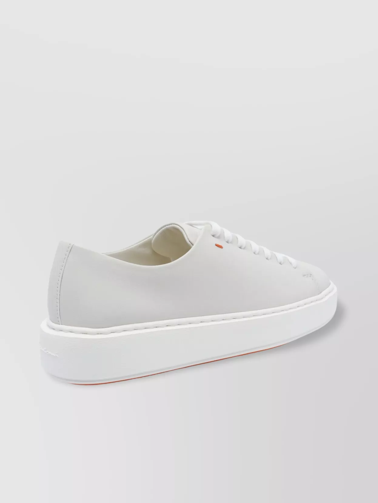 Santoni Low Top Leather Sneakers