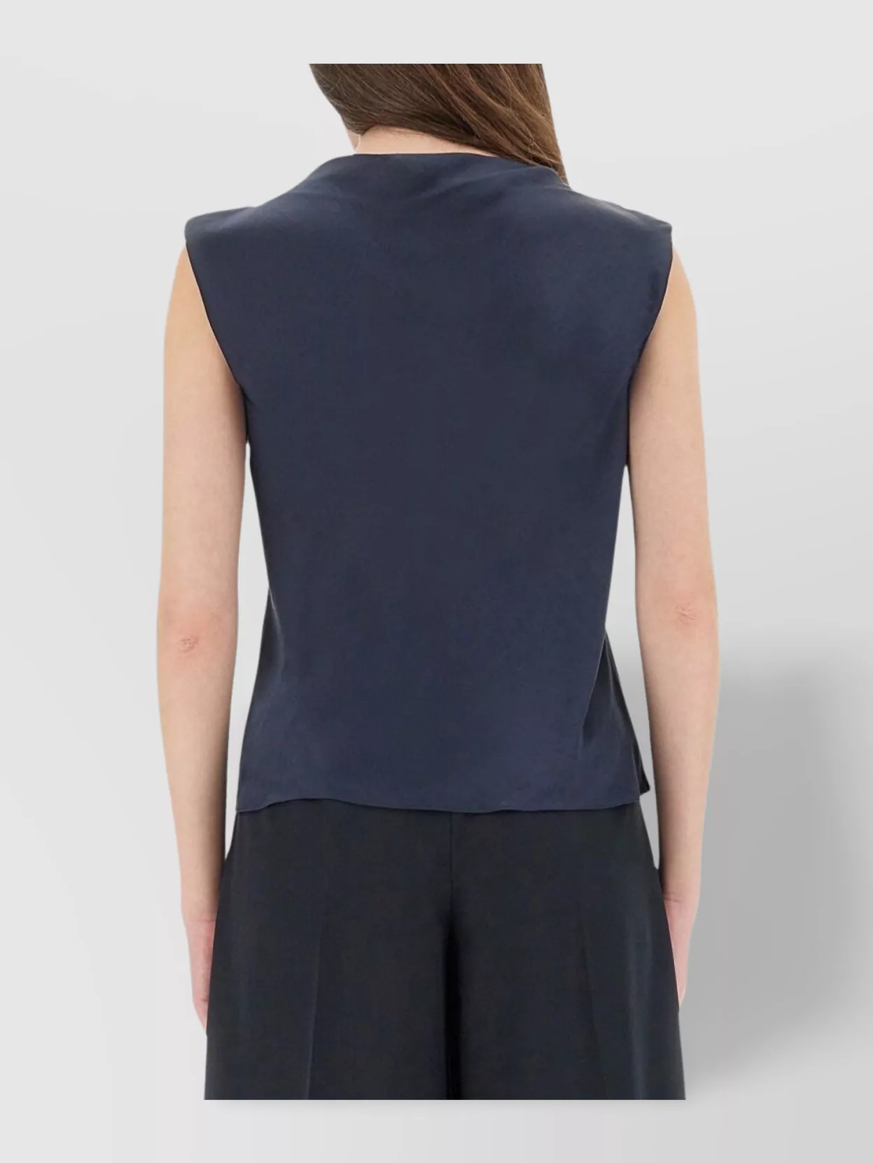 Theory Satin Slim-Fit Blouse