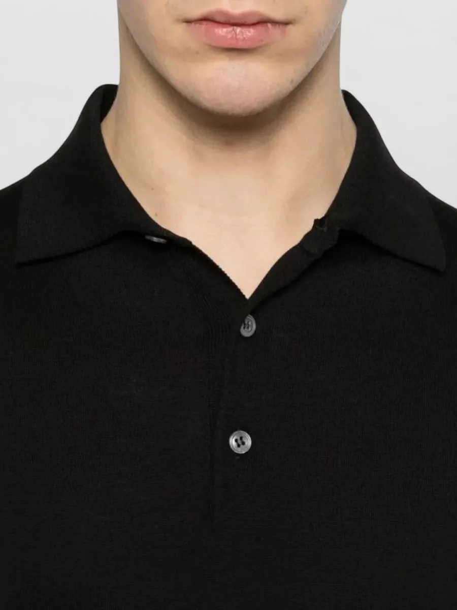 Lardini Mens Polo Shirt Short Sleeves Collar