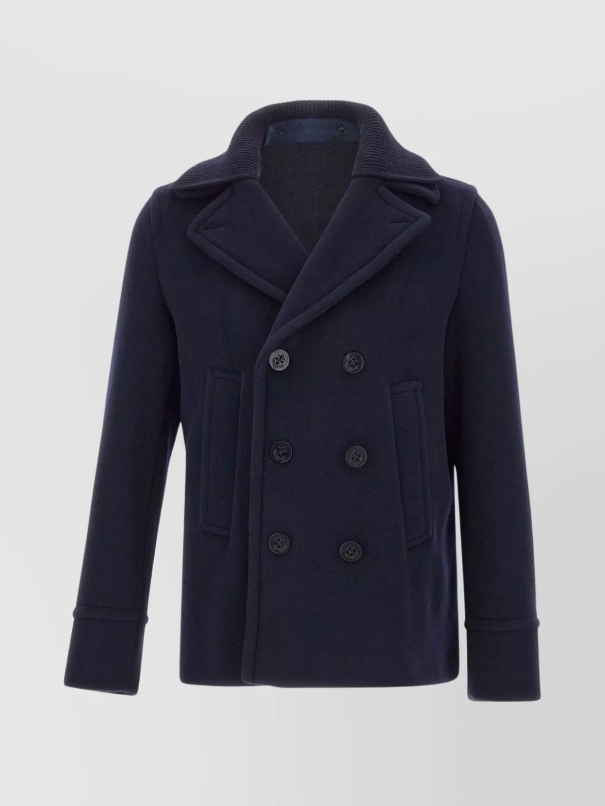 Paul & Shark wool cashmere double-breasted peacoat