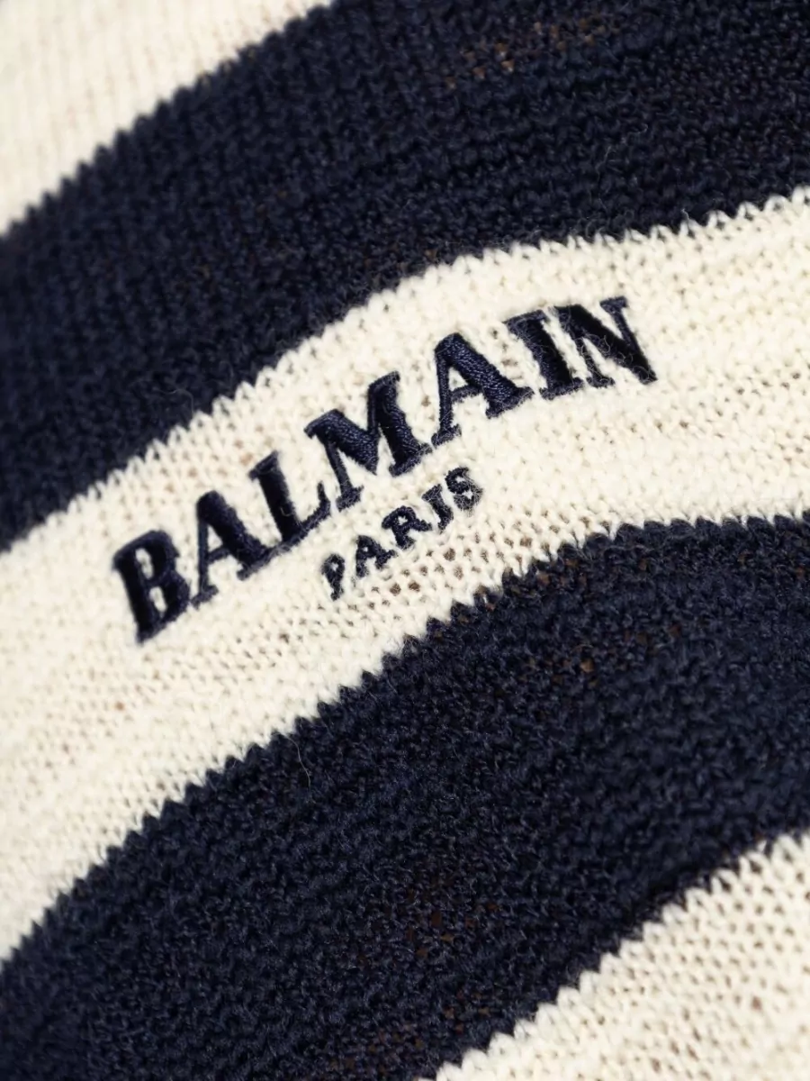 Balmain Merino Wool Crewneck Jumper