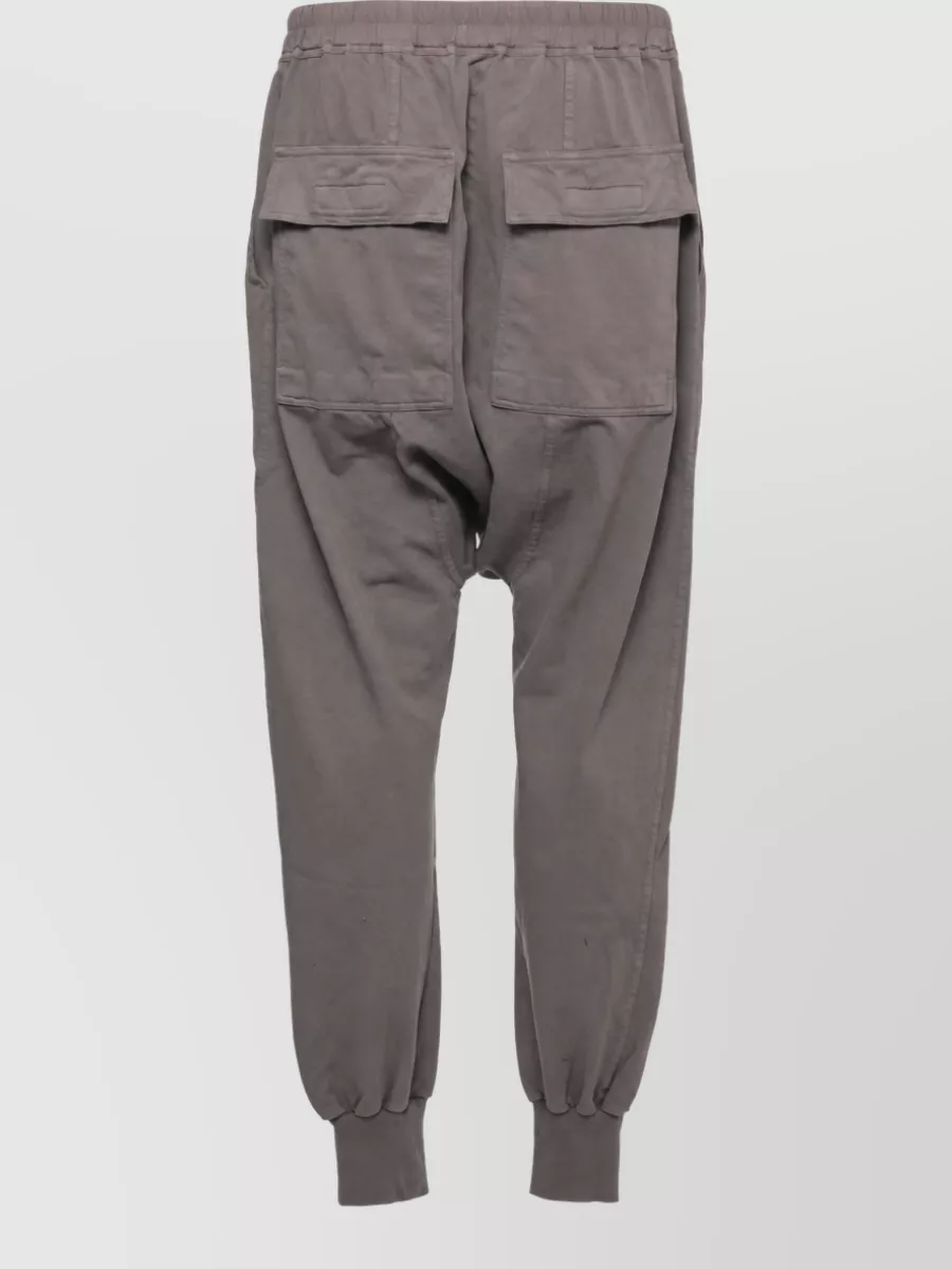 Rick Owens Drkshdw Cotton Straight-Leg Drop-Crotch Trousers
