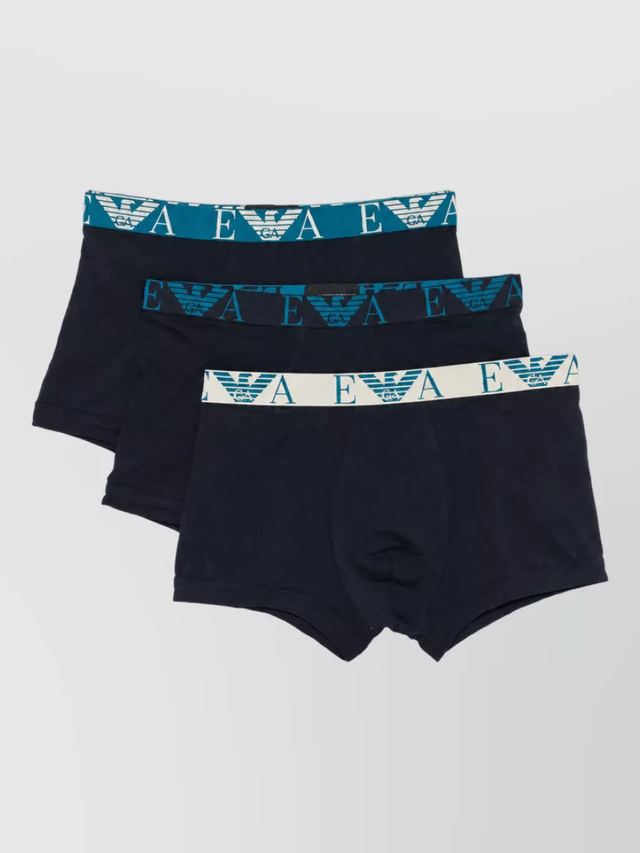 Emporio Armani Logo Trunk Briefs 3 Pack