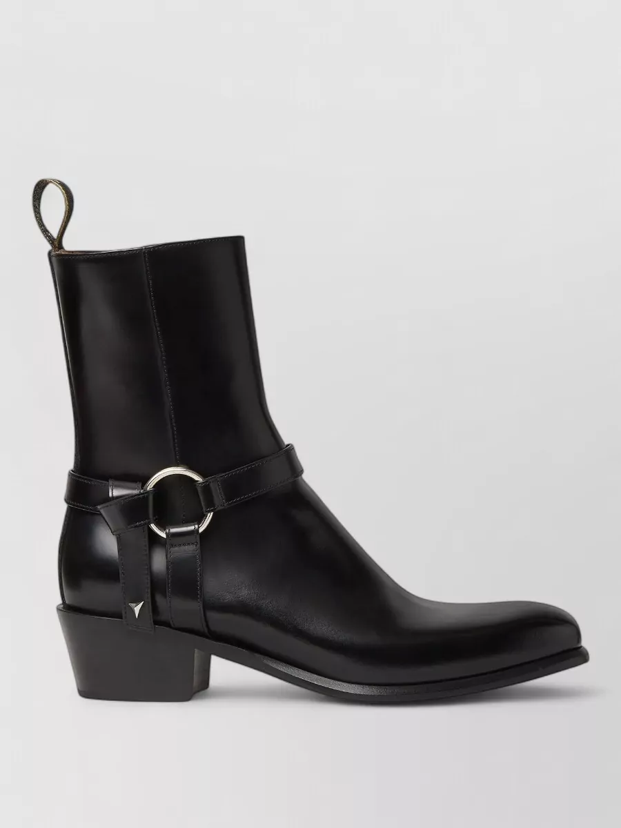 Fendi Leather Ankle Boots
