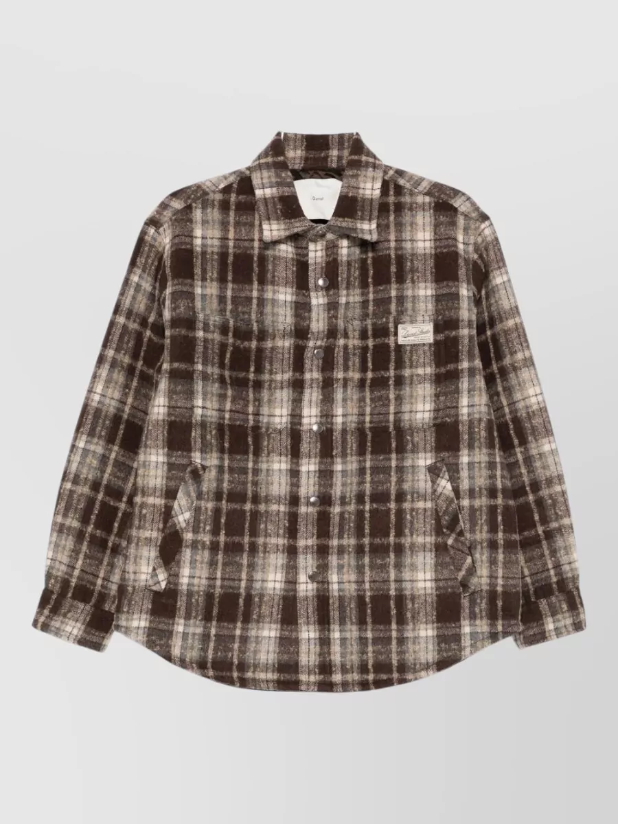 Dunst checked flannel shirt