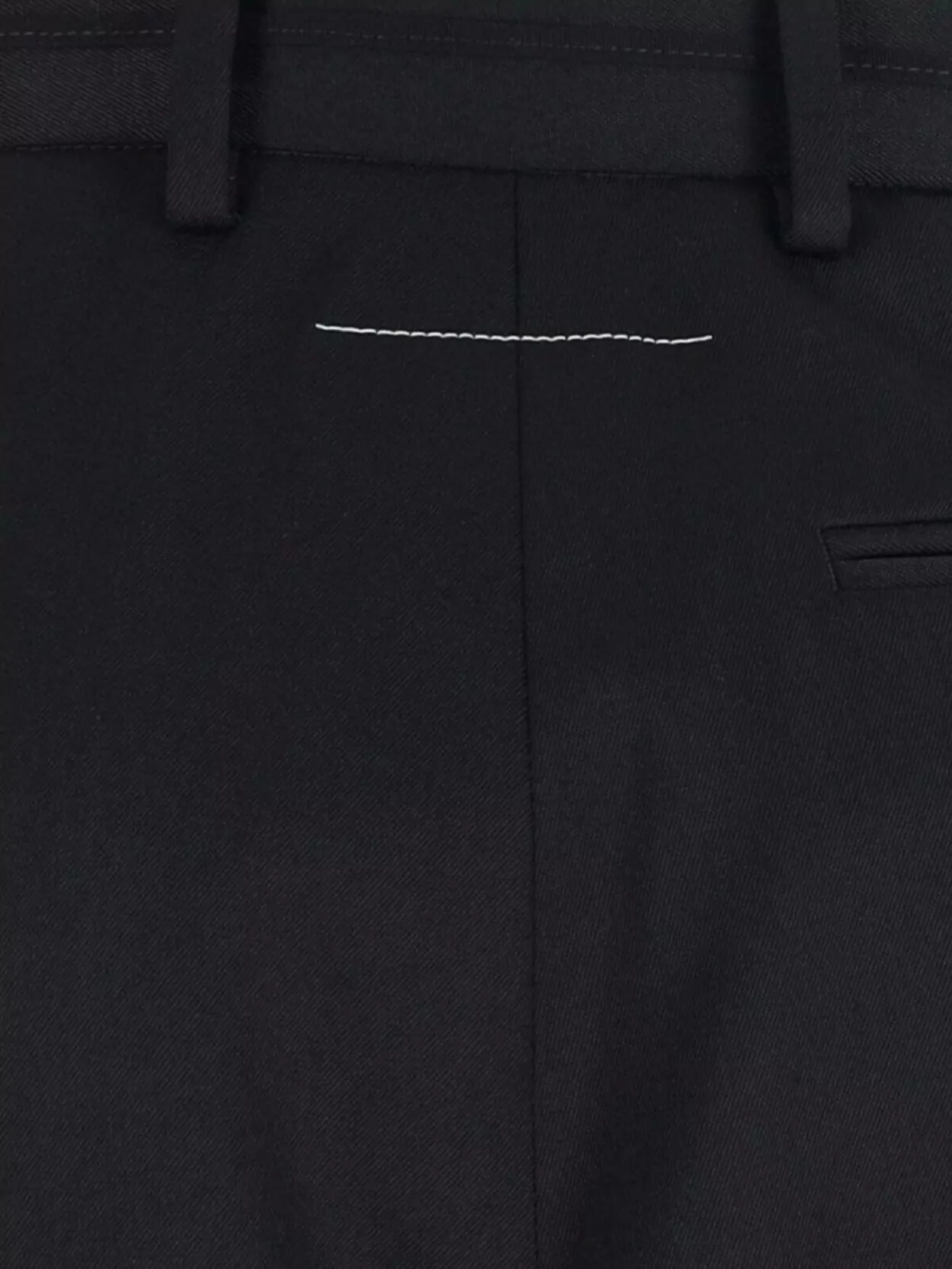 Mm6 Maison Margiela Straight Leg Trousers Wide Leg