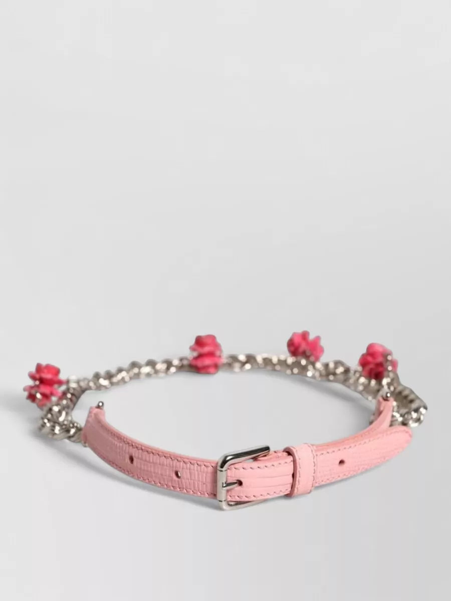 Dolce&Gabbana leather embellished belt