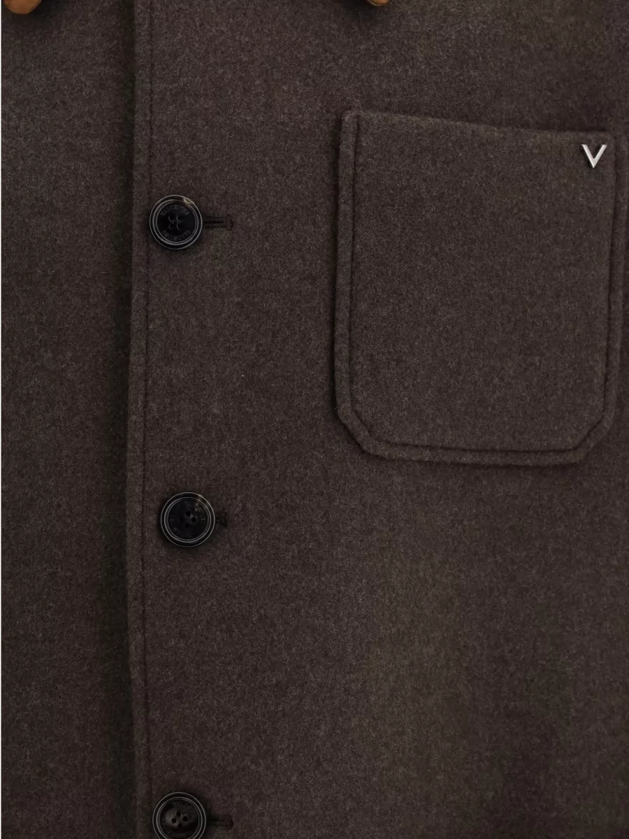 Valentino Merino Wool Single-Breasted Coat