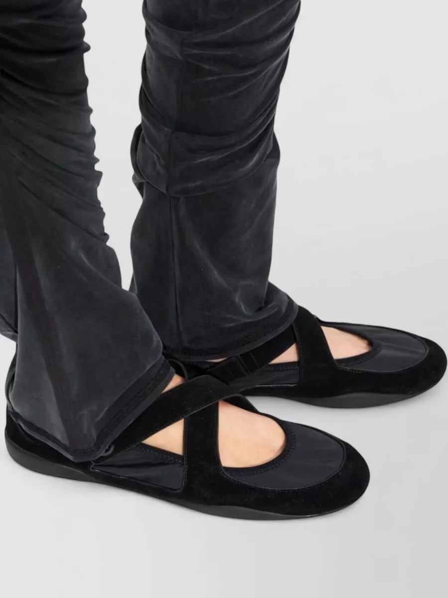 Tory Burch Romy Sport Ballerina Shoes Cross Strap