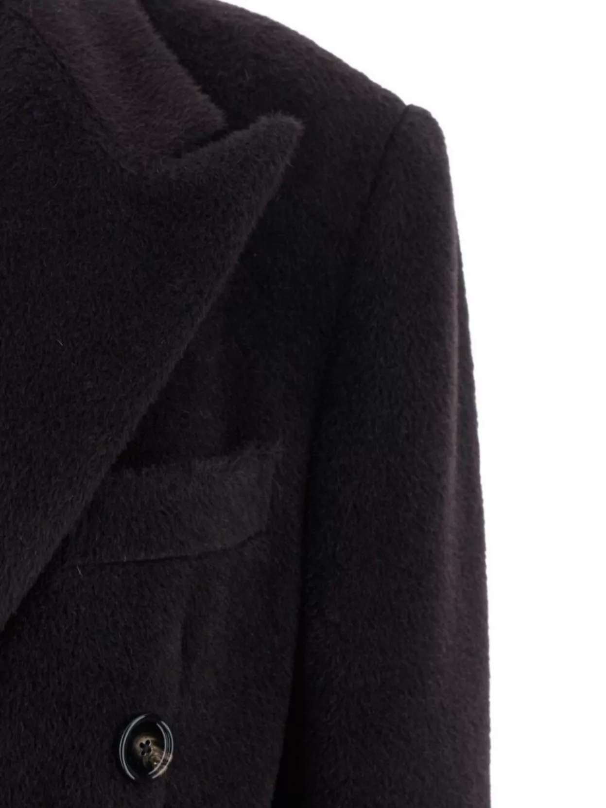 Tagliatore Double-Breasted Alpaca Wool Coat