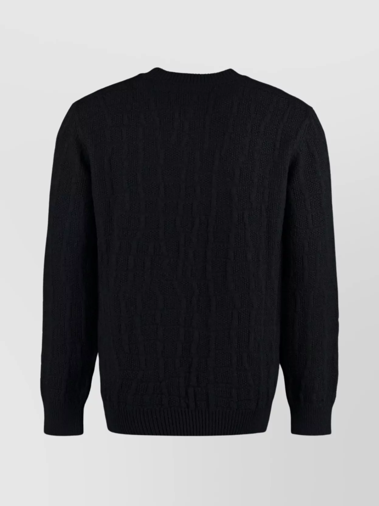 Versace Ribbed Crew-Neck Wool Sweater