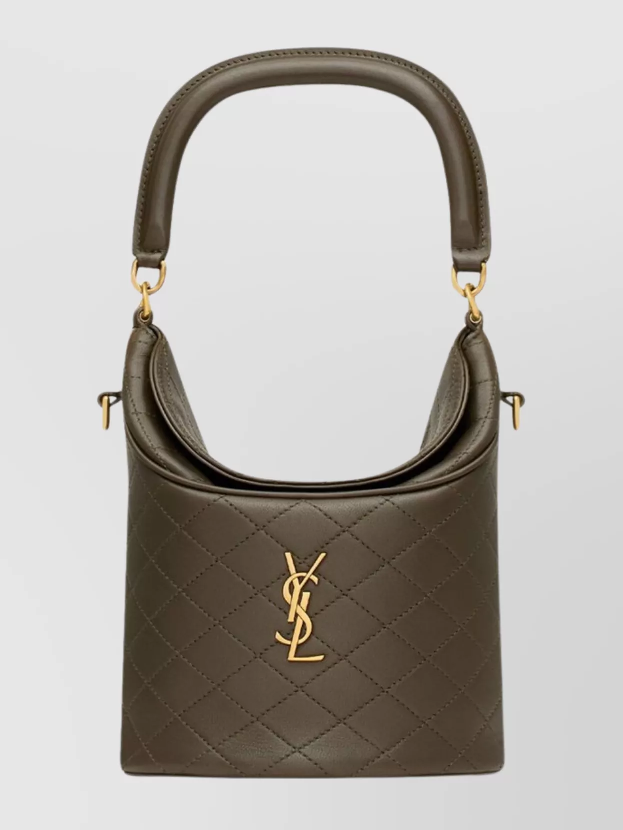 Saint Laurent Gaby Lambskin Bucket Shoulder Bag