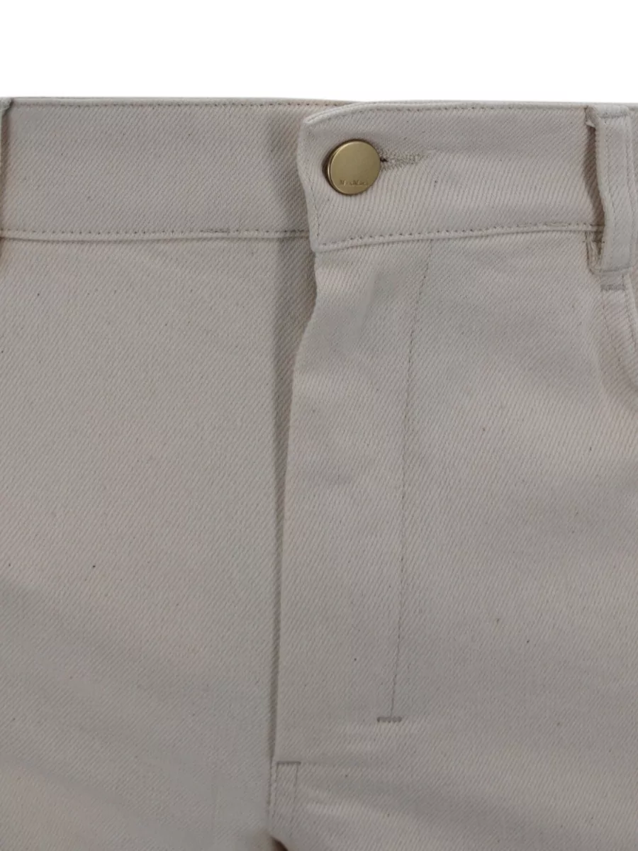 S Max Mara Wide-Leg Cropped Trousers