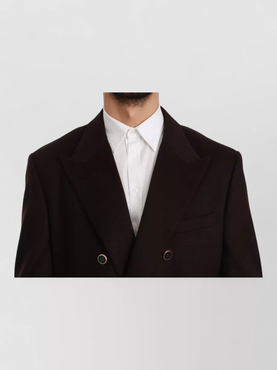 Dolce&Gabbana Cashmere Double-Breasted Blazer