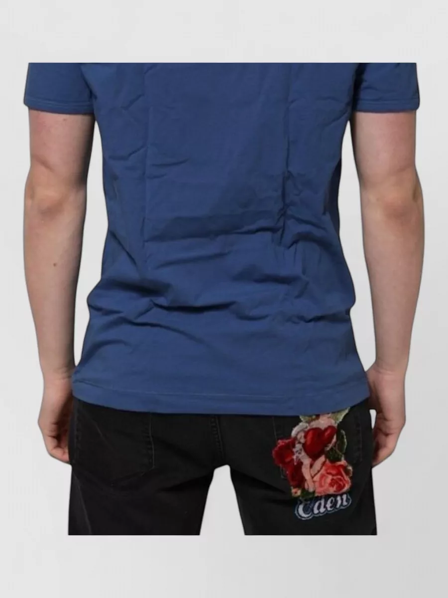 Dolce&Gabbana Cotton Crew Neck Short-Sleeve T-Shirt