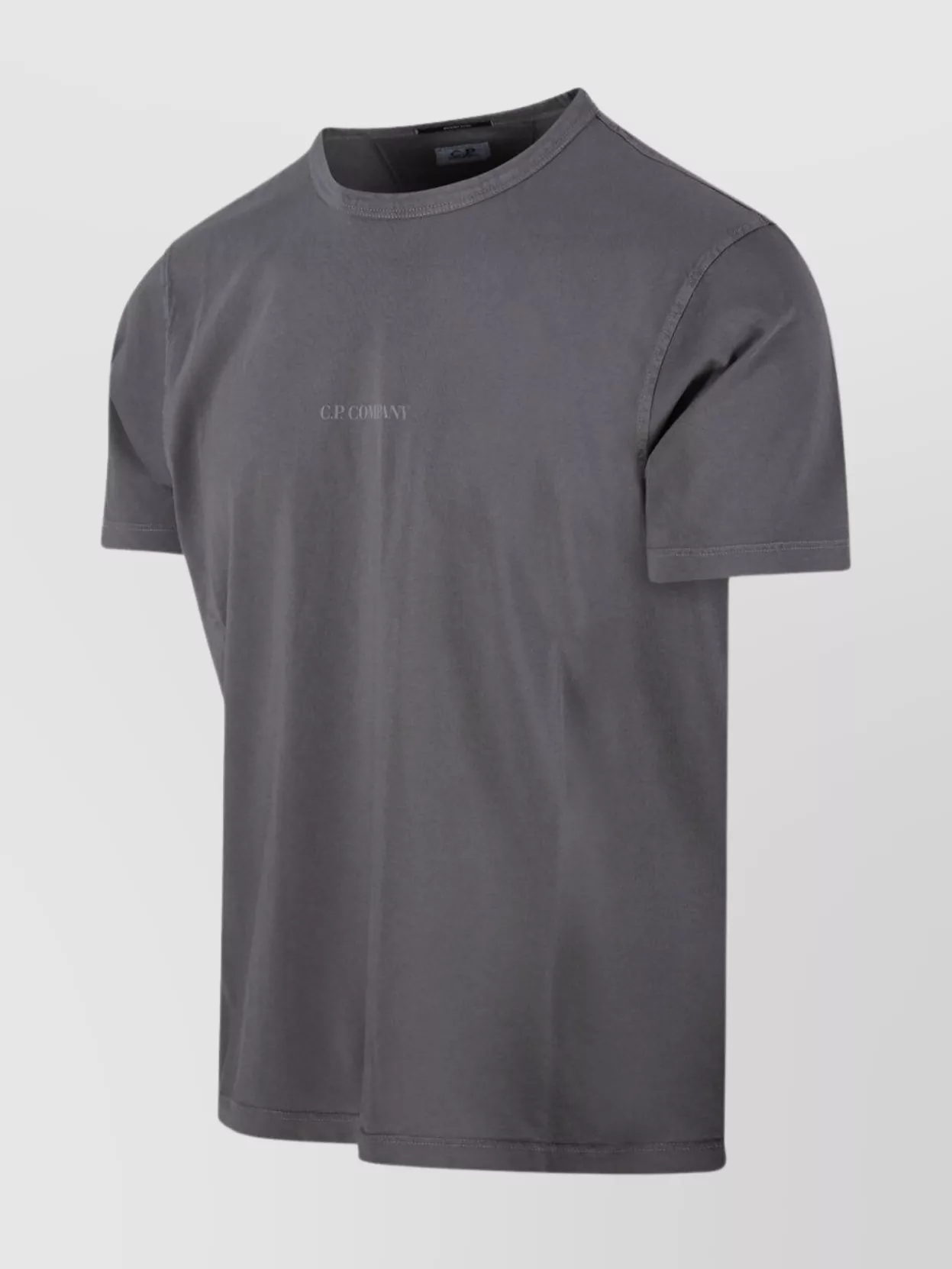 C.p. Company Logo T-Shirt With Crew Neck And Short Sleeves