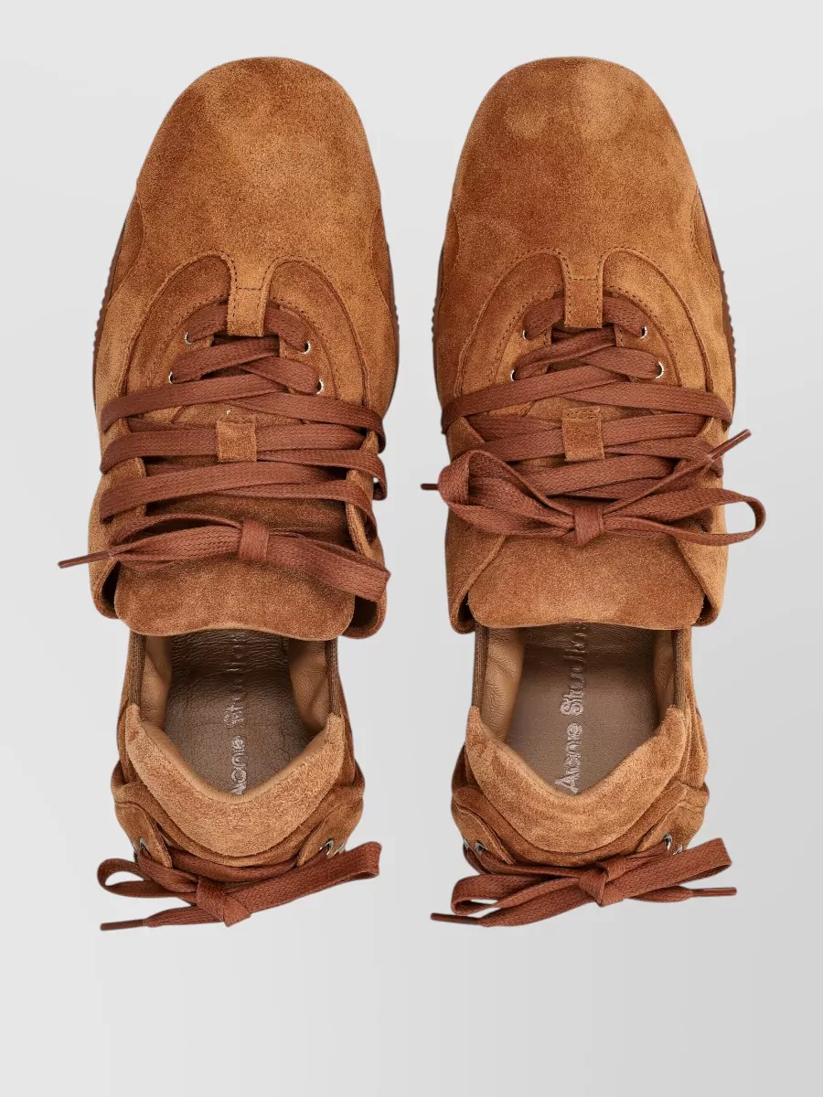 Acne Studios Bilaria Sneaker Ankle Height Eyelet Rubber Sole