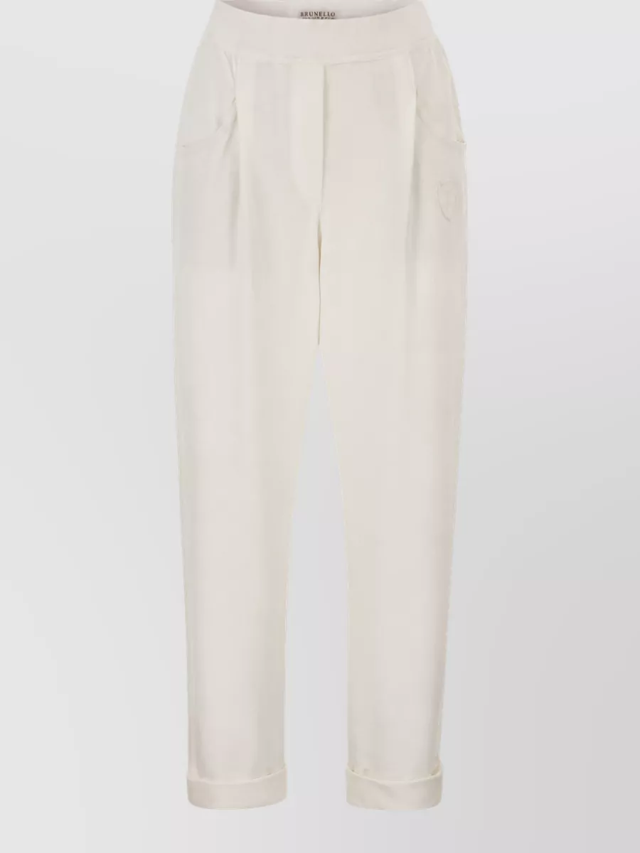 Brunello Cucinelli stretch cotton jogging trousers