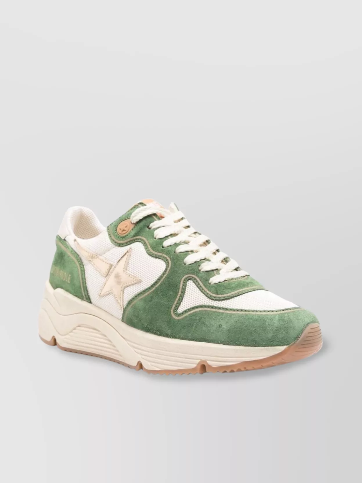 Golden Goose Low Top Sneakers With Mesh And Suede