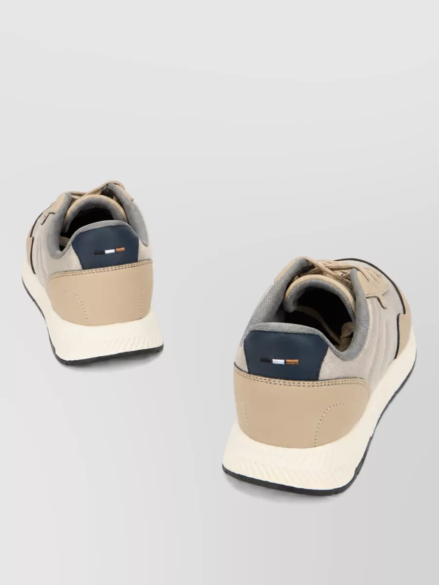 Boss Calfskin Low-Top Sneakers