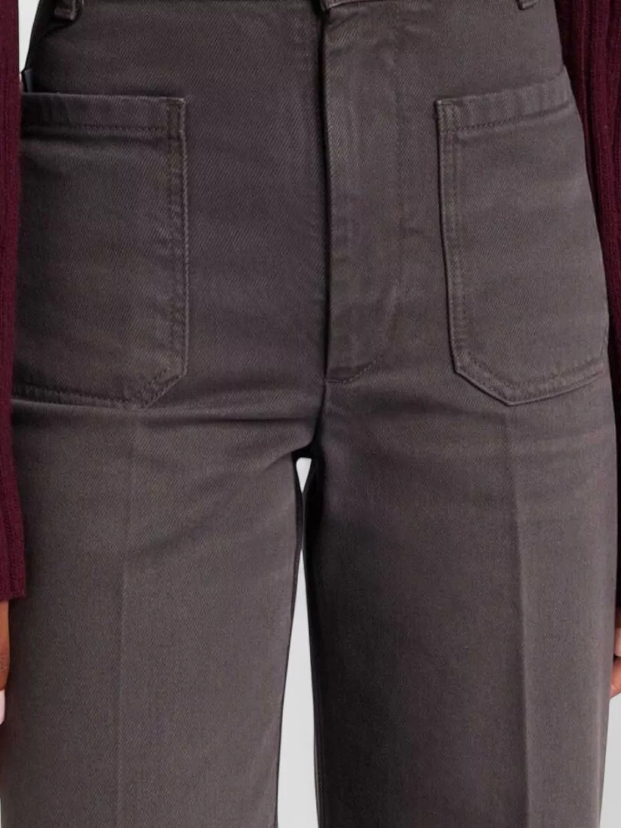 Victoria Beckham Denim High-Rise Wide-Leg Jeans