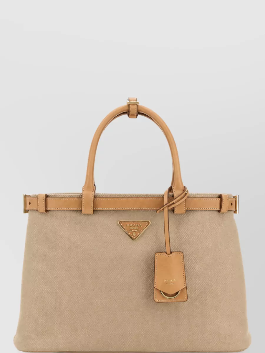 Prada na canvas tote bag