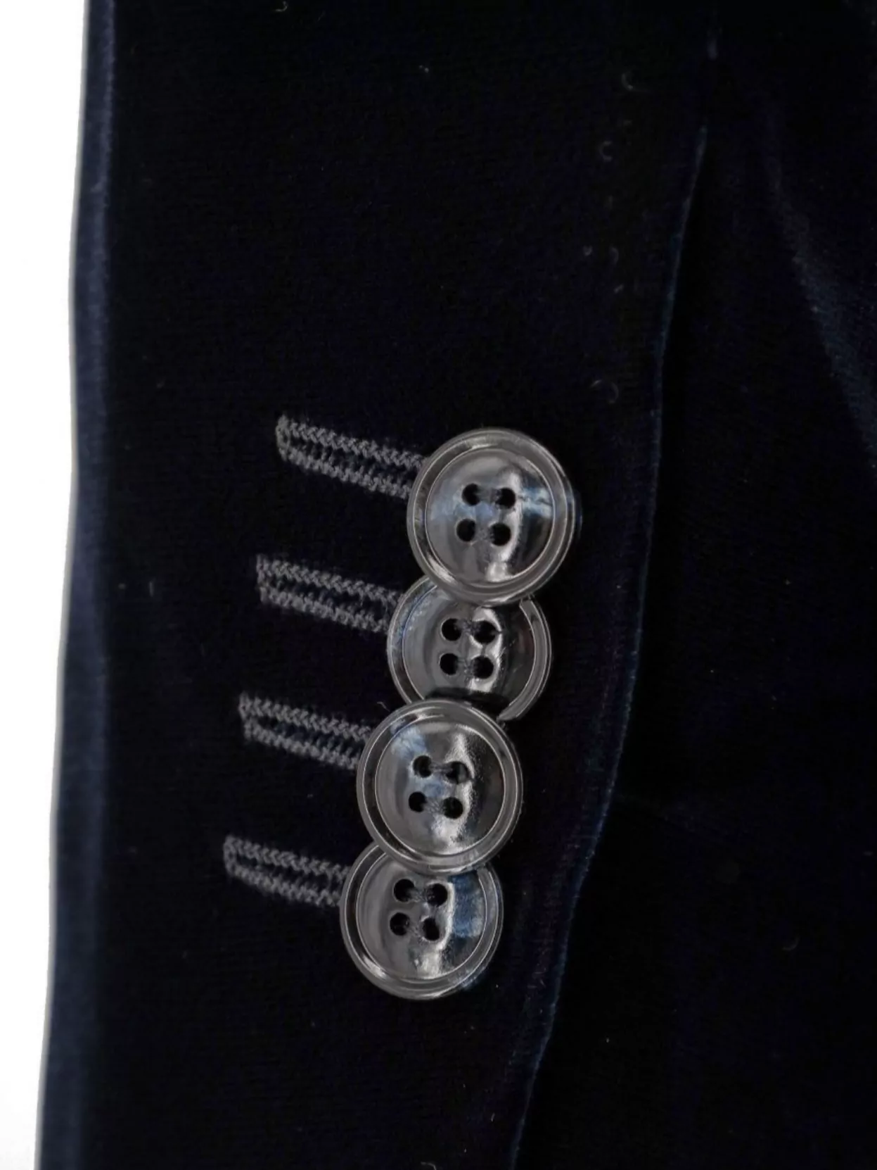 Giorgio Armani Velvet Blazer Featuring Button Detailing