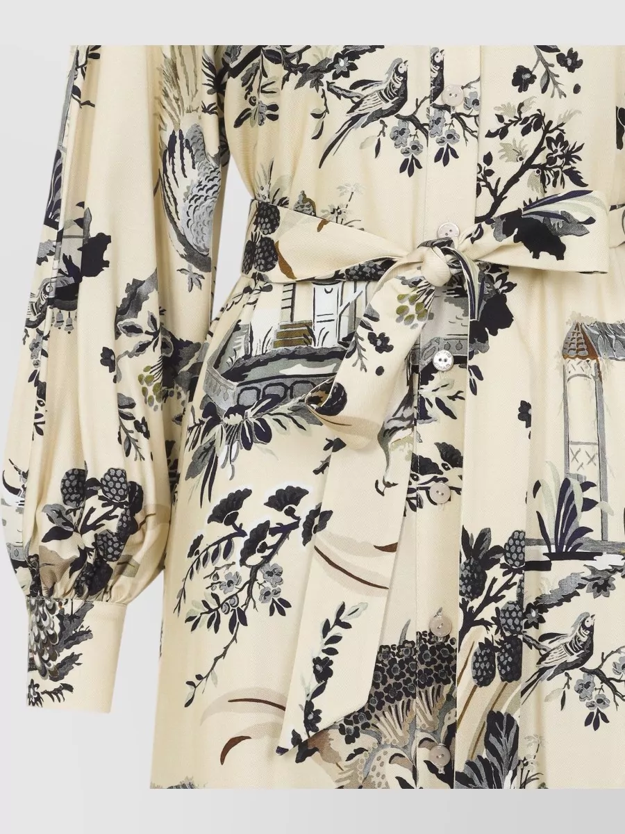Etro Printed Shirt Midi Dress