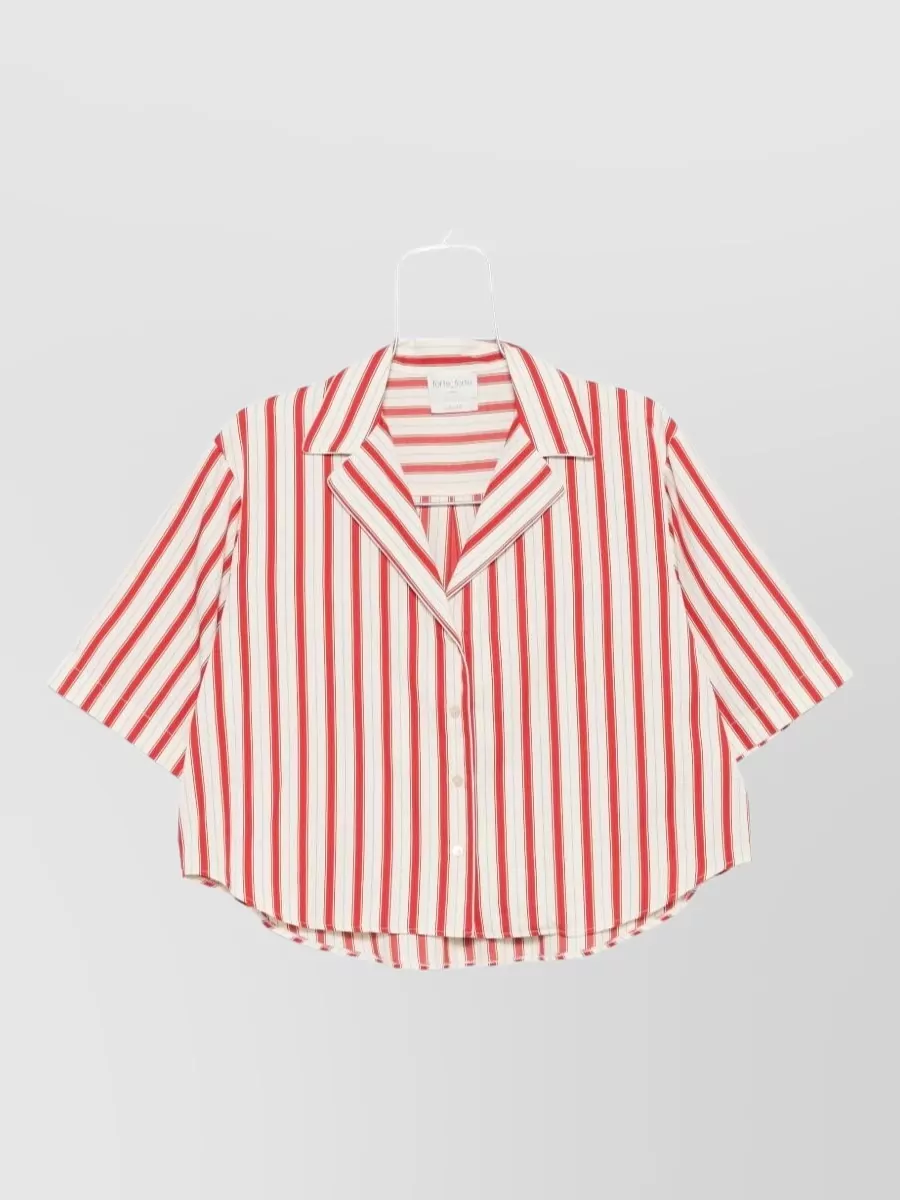 Forte Forte Striped Short-Sleeve Shirt