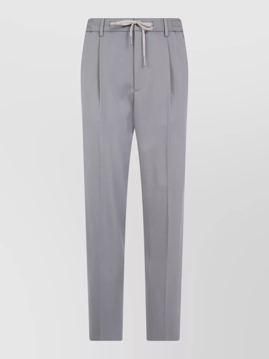 Tagliatore virgin wool straight-leg trousers