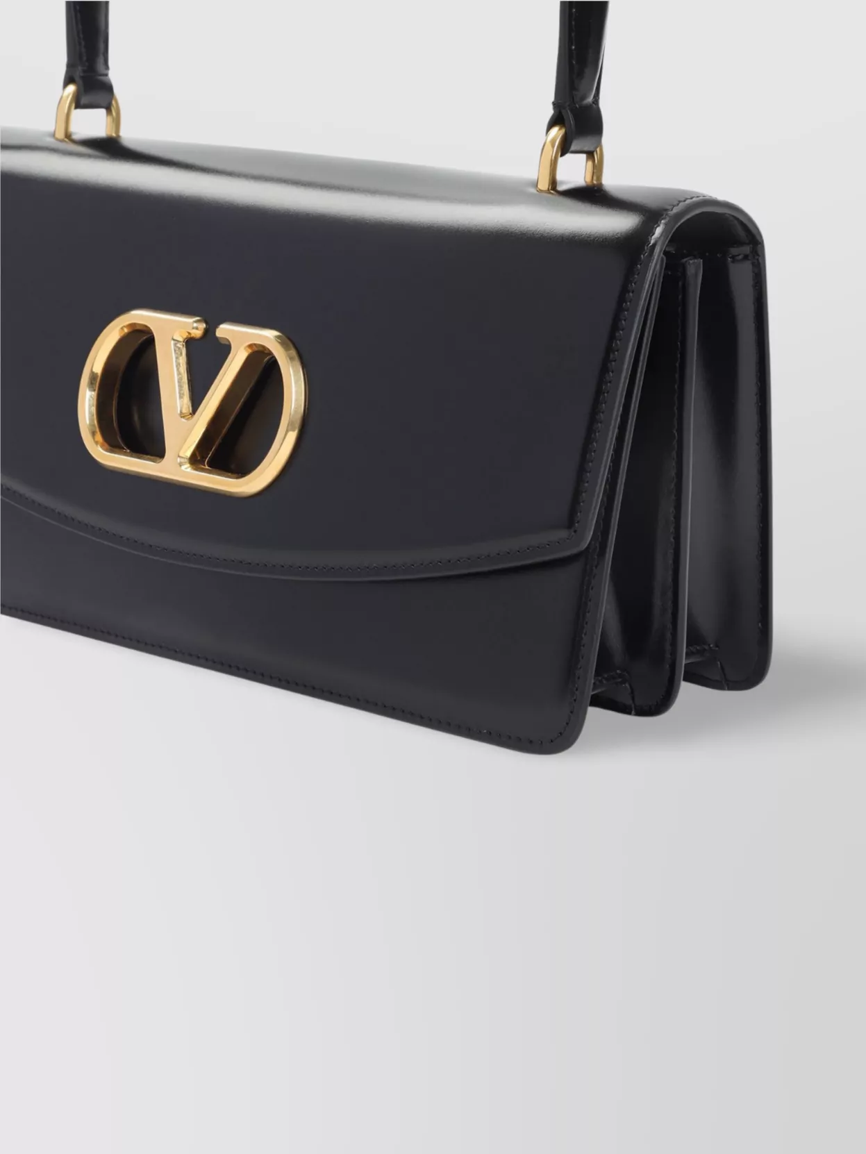 Valentino Garavani Vain Calf Leather Shoulder Bag