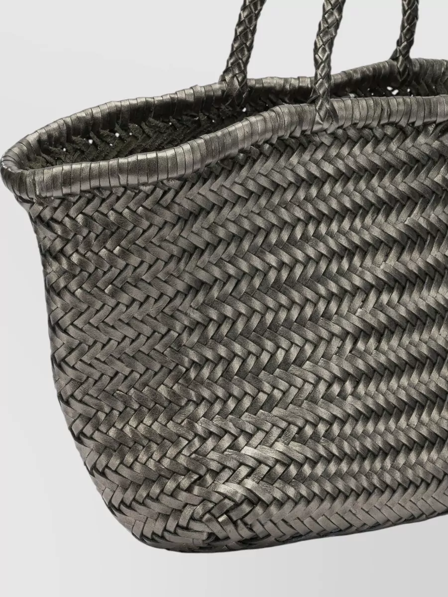 Dragon Diffusion Shoulder Bag Double Handles Woven Texture