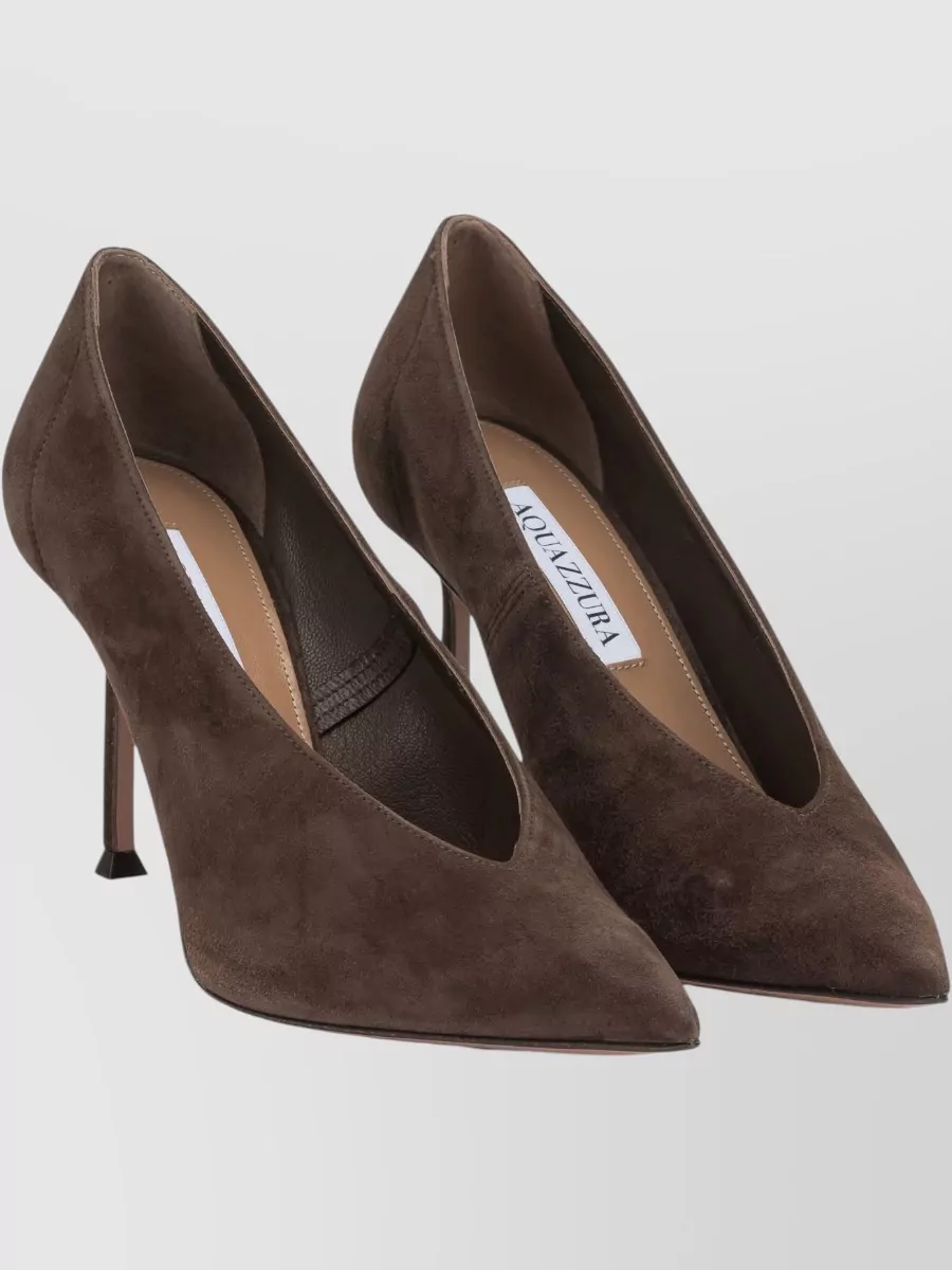 Aquazzura Suede Voltaire 85Mm Pumps