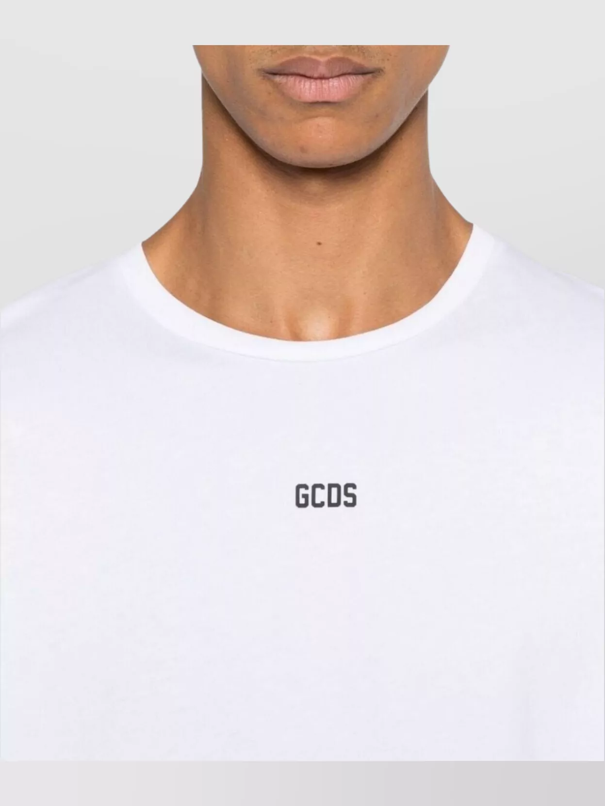 Gcds Regular Fit Crew Neck Logo T-Shirt
