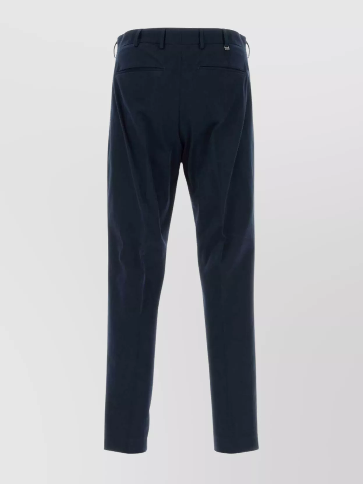 Pt Torino Trousers Stretch Cotton Front Crease