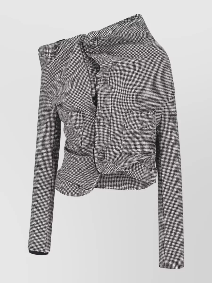 Junya Watanabe Single Breasted Coat In Gray