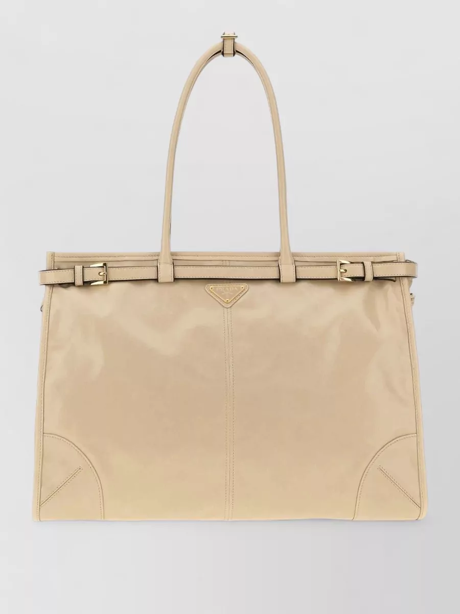 Prada Na leather tote bag