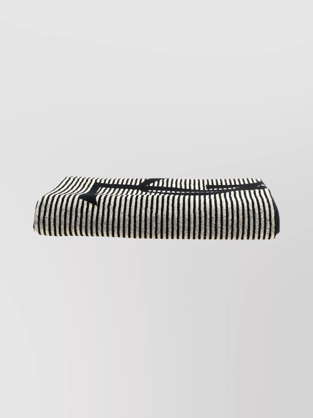 Saint Laurent Cassandre Striped Beach Towel