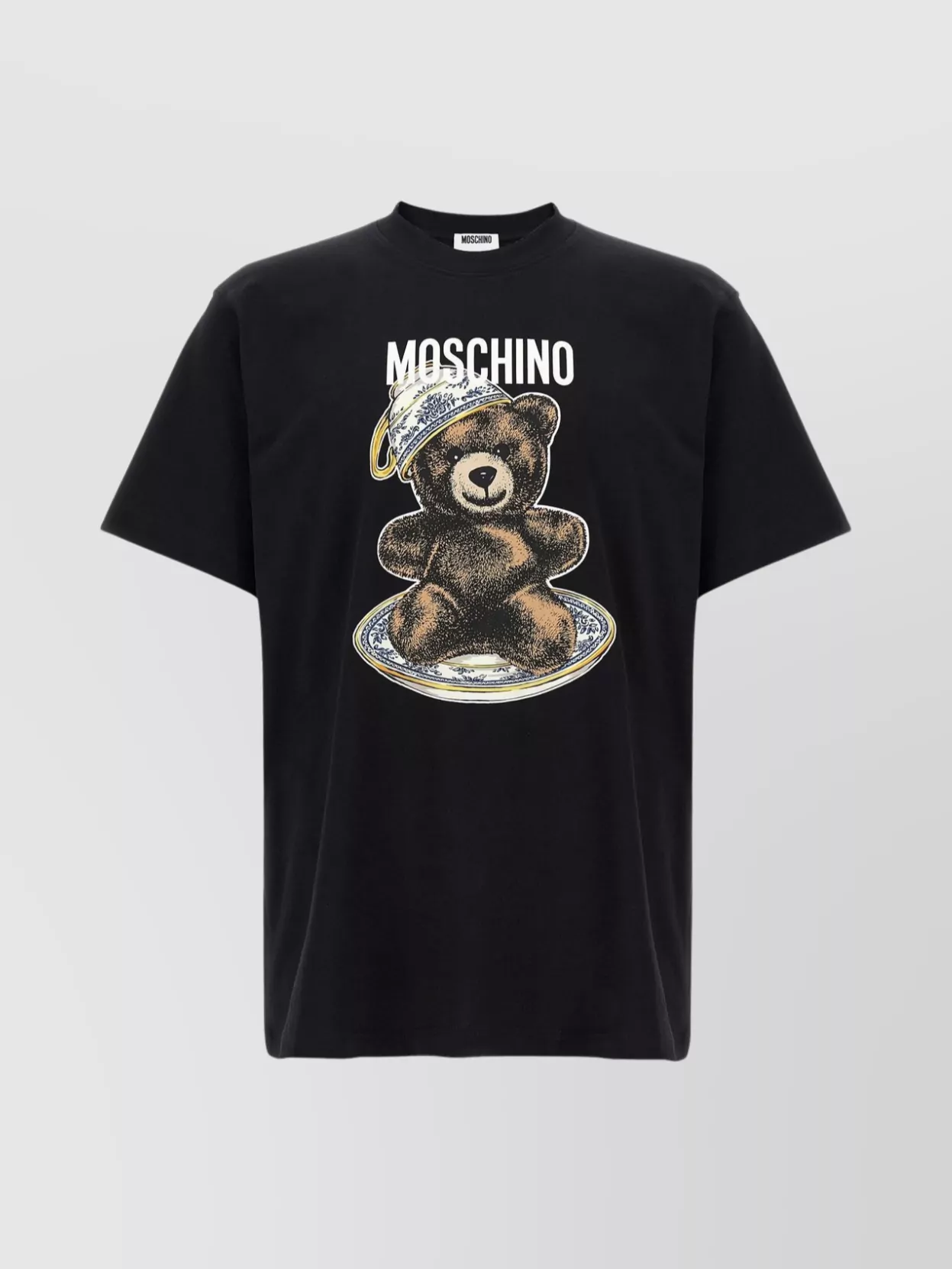 Tシャツ・カットソー Moschino A0714 2045 GRAPHIC-PRINT SHORT-SLEEVED T-shirt Moschino Graphic print cotton t-shirt with short sleeves
