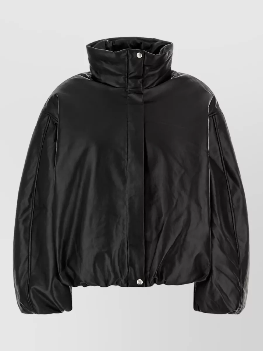Anine Bing leather bomber jacket