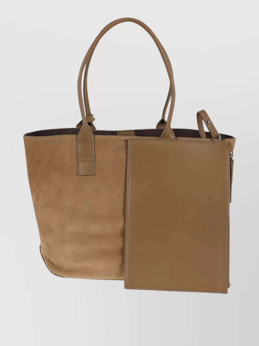Hogan Calf Leather Tote Bag