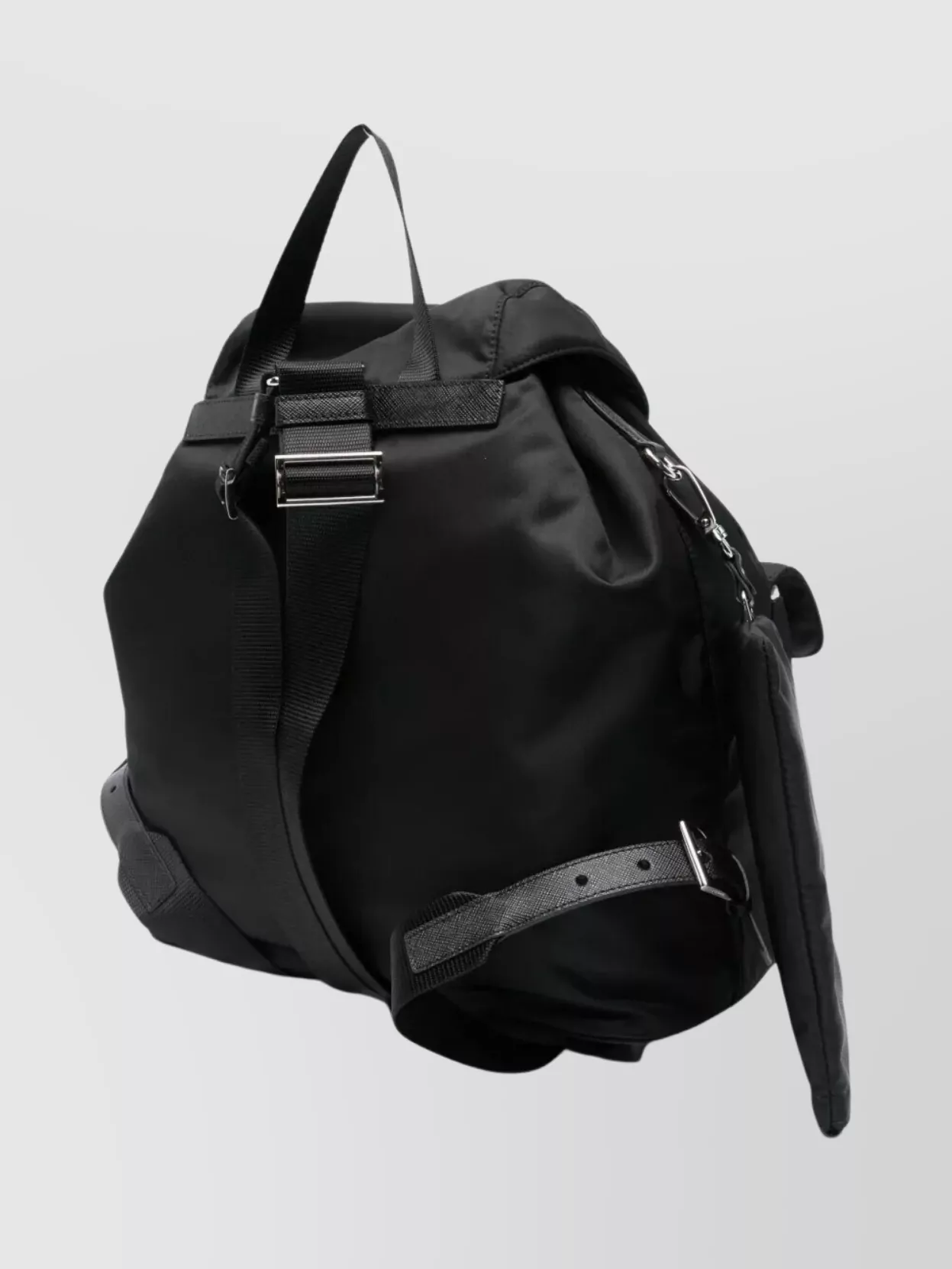 Prada Medium Nylon Backpack And Pouch Set