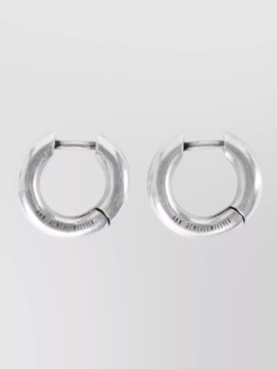 Ann Demeulemeester sterling silver earrings