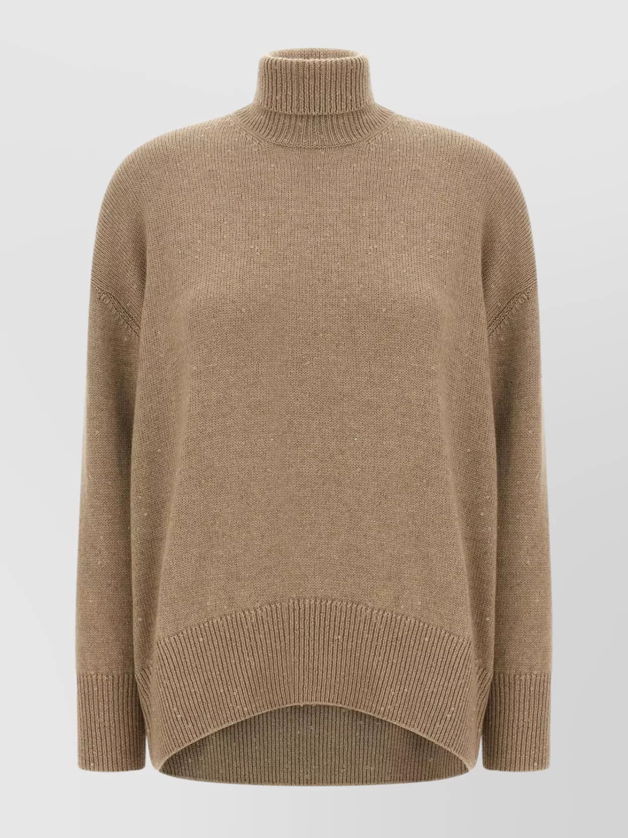 Brunello Cucinelli Sequin Sweater Sweaters And Cardigans Brown