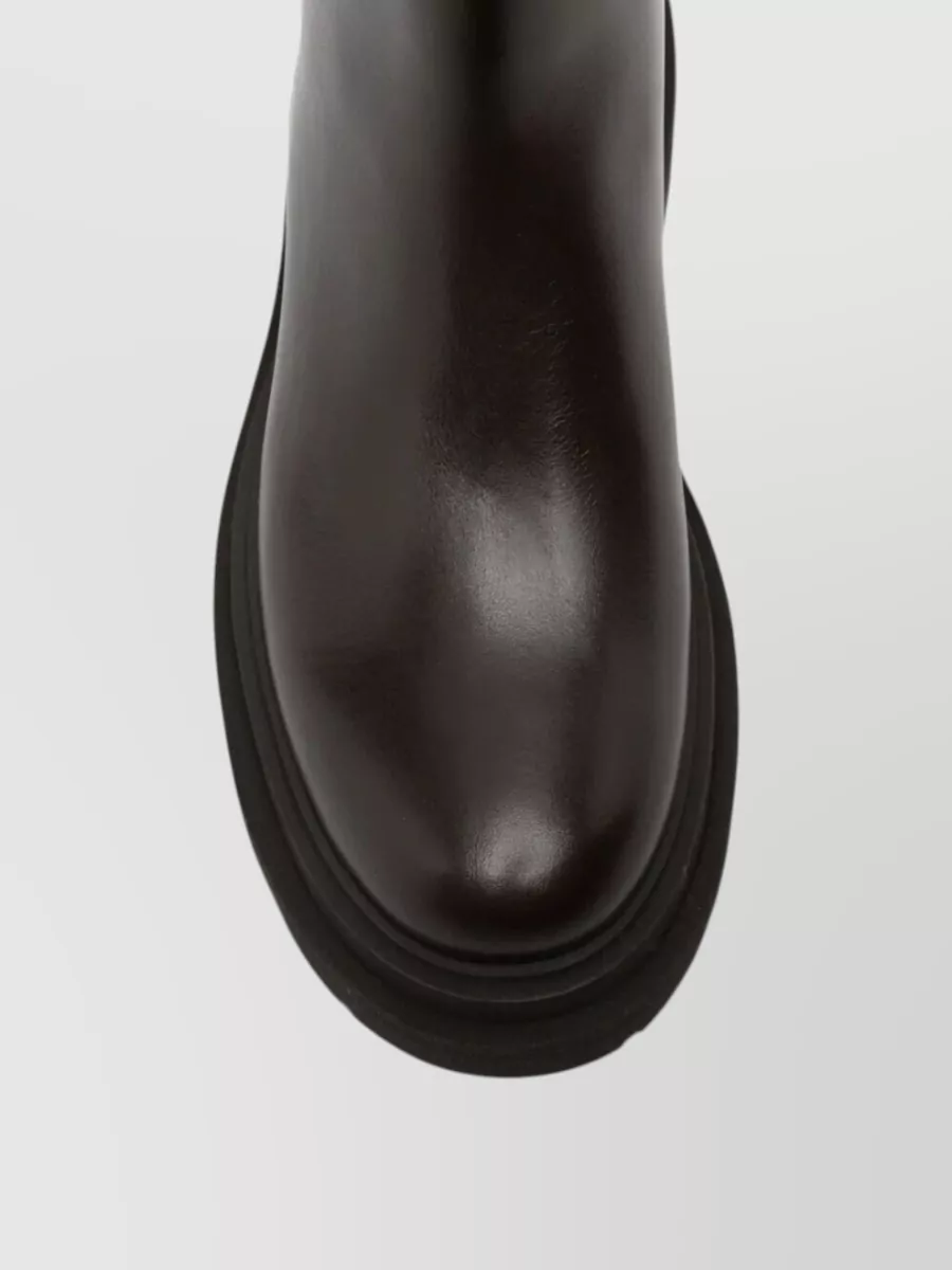Brunello Cucinelli Leather Ankle Boots