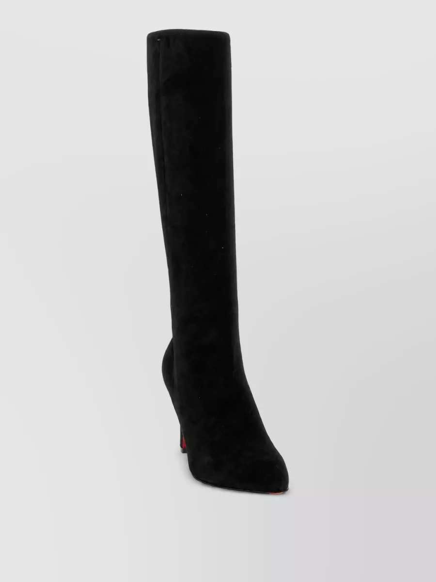 Christian Louboutin Suede leather knee-high boots